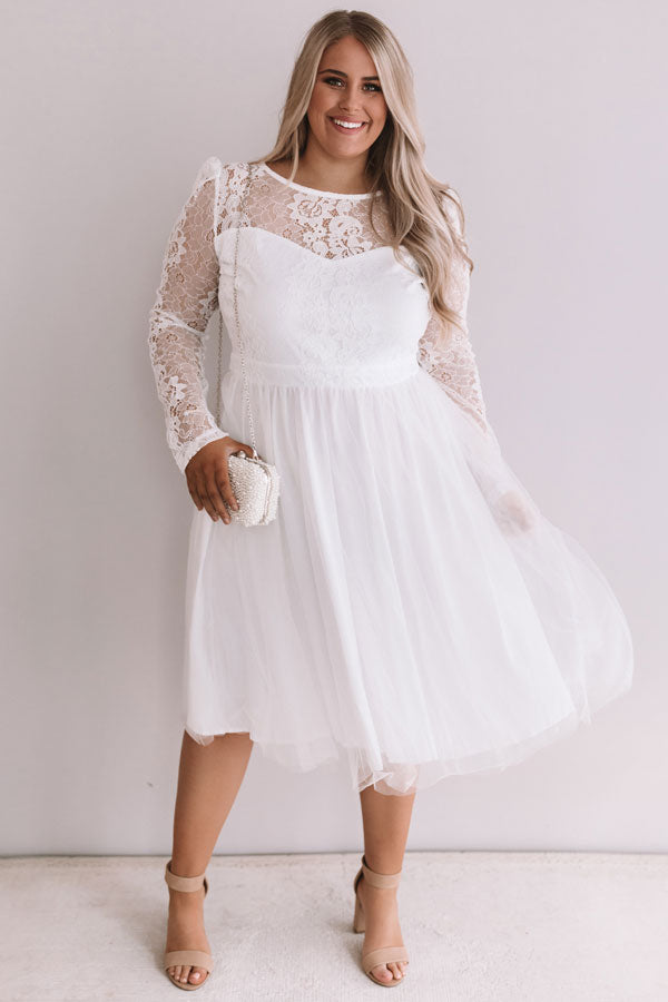 First Dance Lace Dress Curves Image - 2