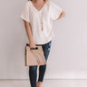 Moroccan Moment Shift Top In Cream Image - 1