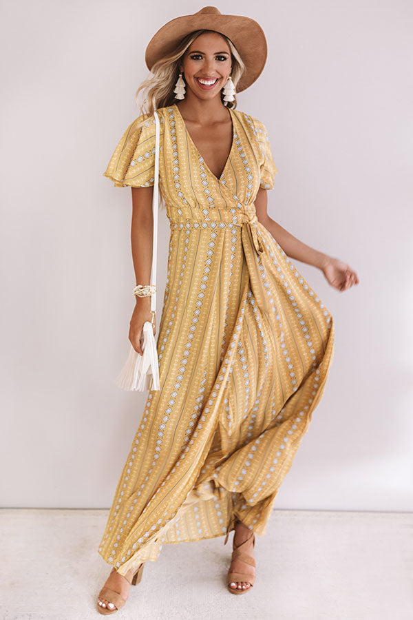Palm Springs Getaway Wrap Maxi Image - 1