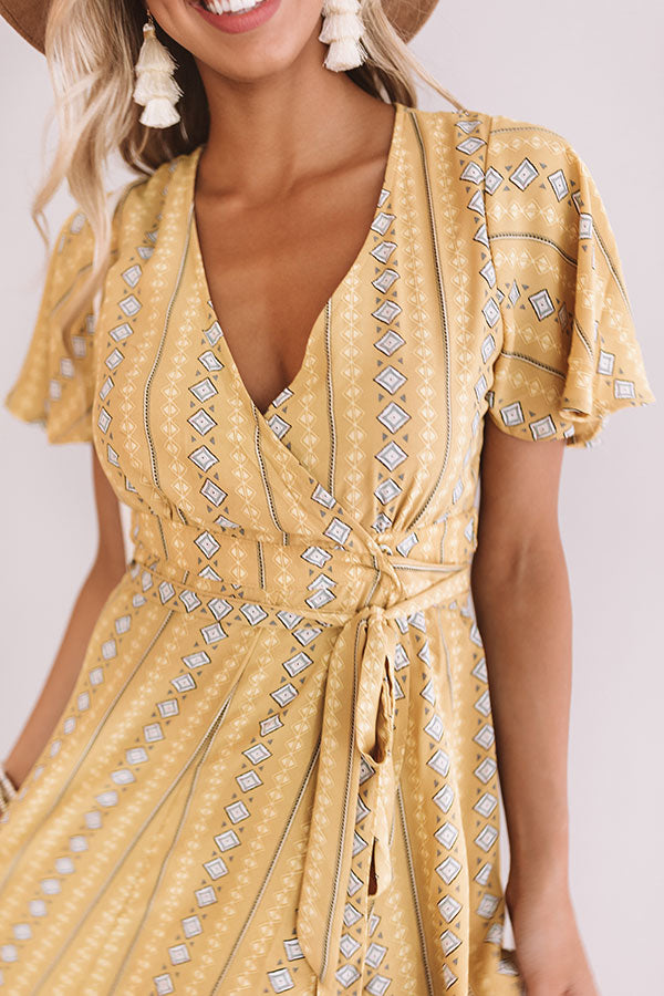 Palm Springs Getaway Wrap Maxi Image - 3