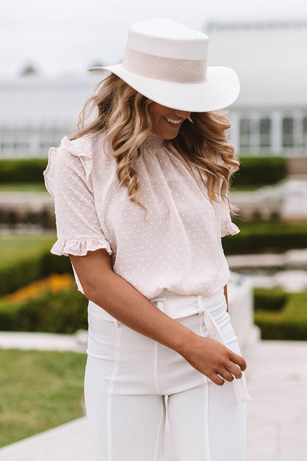 The Sweet One Shift Top In Light Pink Image - 3