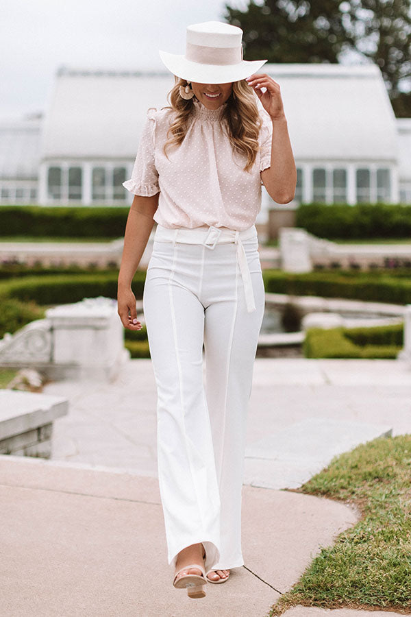 The Sweet One Shift Top In Light Pink Image - 5