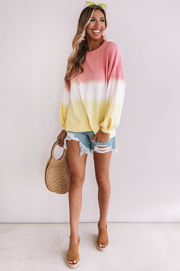 High Tide Tie Dye Sweatshirt Image - 1