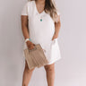 Pier Party Shift Dress In Cream Curves Image - 1