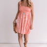 Sweet Summer Nights Faux Suede Smocked Dress Image - 1