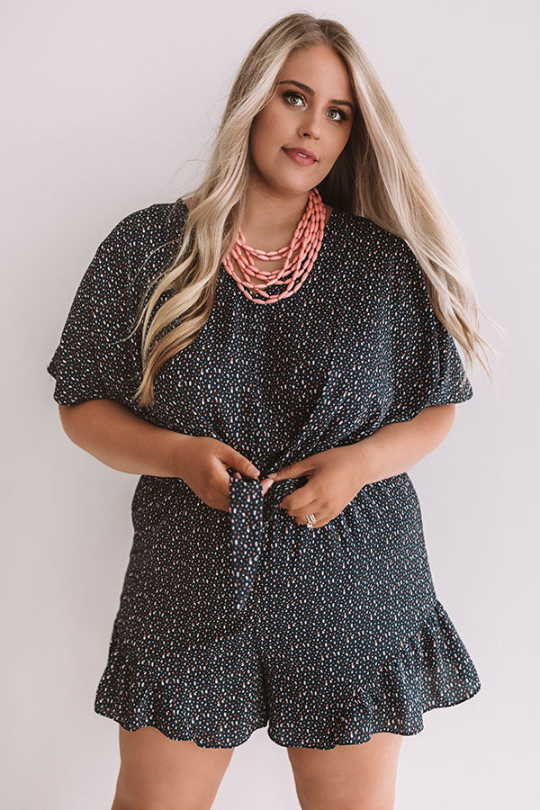 Cali Chick Romper In Navy  Curves Image - 2