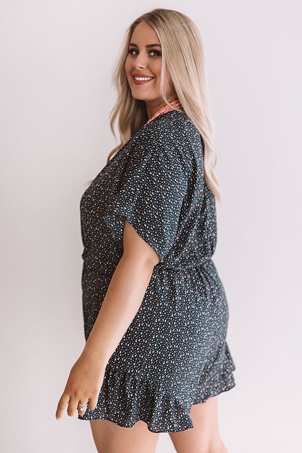 Cali Chick Romper In Navy  Curves Image - 4