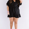 Cali Chick Romper In Black  Curves Image - 1