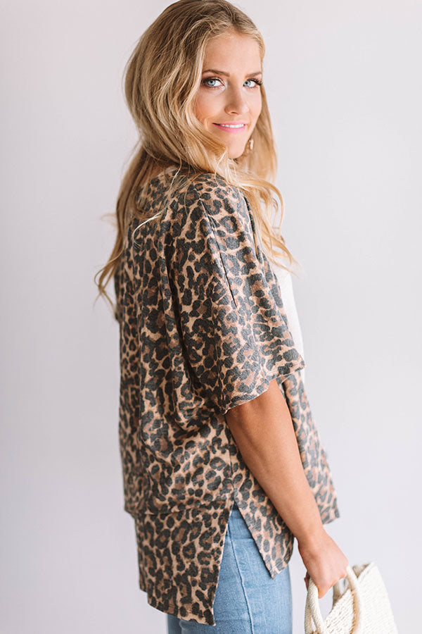 My Good Side Leopard Cardigan • Impressions Online Boutique