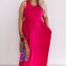 Summer Love Maxi In Hot Pink Curves Image - 1