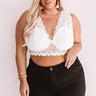 Babe Next Door Lace Bralette in White Curves Image - 1