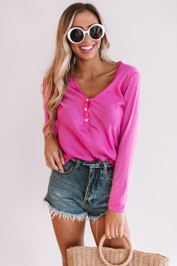 Sweet And Chic Shift Top In Pink Image - 2