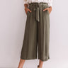 Summer Dreams High Waist Pants In Olive Image - 1
