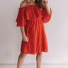 Travel To Tulum Eyelet Dress In Scarlet Image - 1