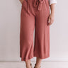 Summer Dreams High Waist Pants In Rustic Rose Image - 1