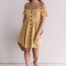 Desert Dreams Button Down Dress In Primrose Yellow Image - 1