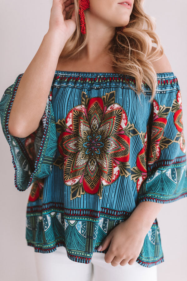 Trip To The Tropics Off Shoulder Top Image - 4