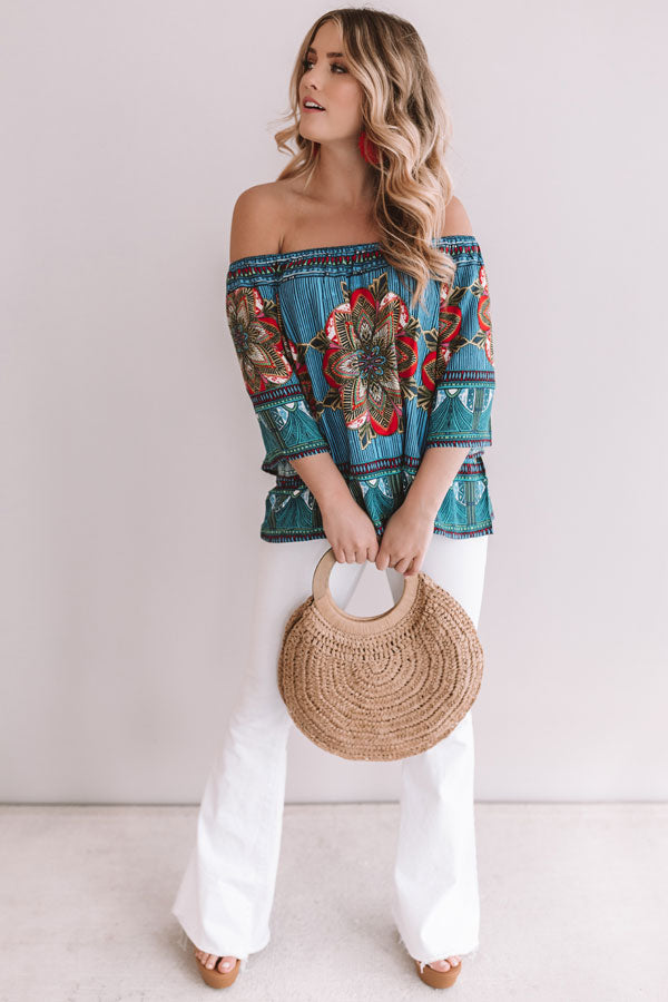 Trip To The Tropics Off Shoulder Top Image - 2
