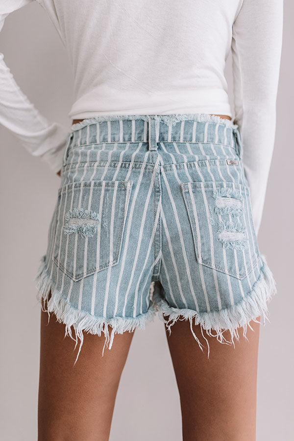 KanCan The Andie High Waist Frayed Shorts Image - 5