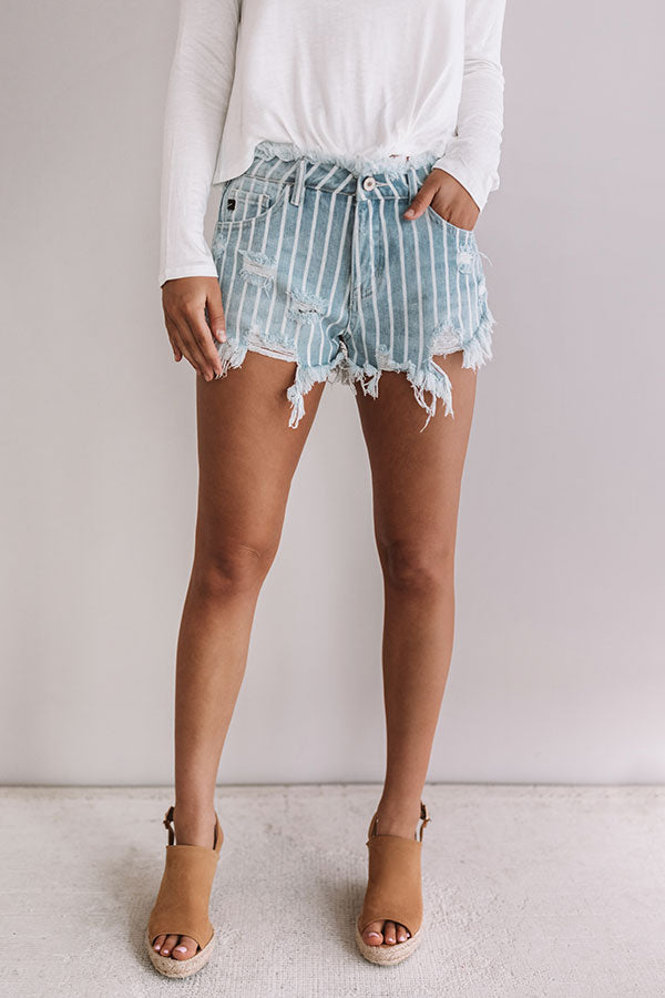 KanCan The Andie High Waist Frayed Shorts Image - 1