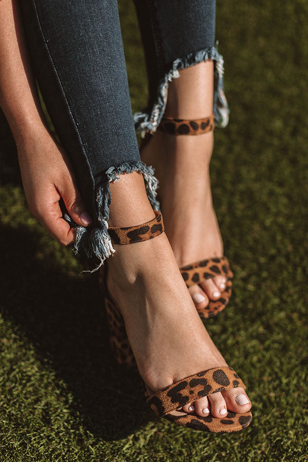 The Corina Leopard Heel Image - 2