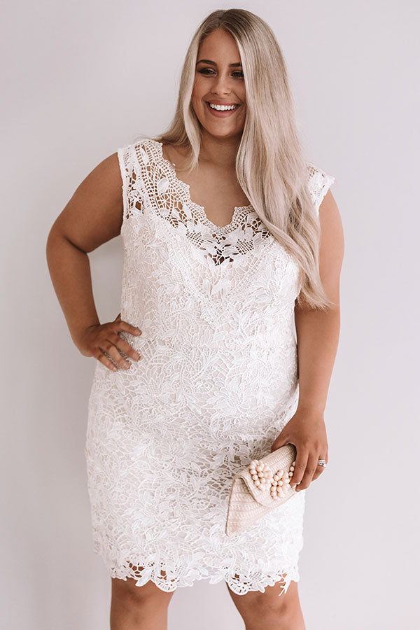 Terrace Kisses Crochet Dress Curves Image - 3