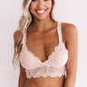 Luxe In Lace Bralette in Peach Image - 1