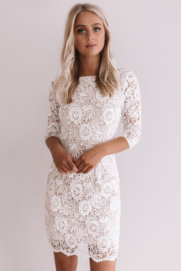 Count On It Crochet Dress Image - 3