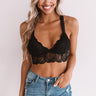 Luxe In Lace Bralette in Black Image - 1
