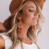 Beads And Bungalows Earrings In Tangerine Image - 1