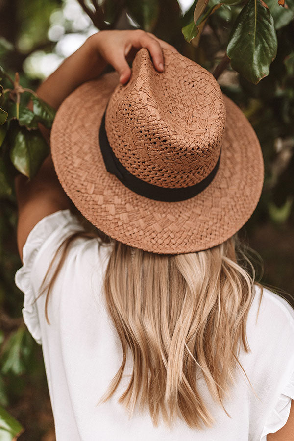 Palms And Prosecco Hat In Iced Mocha Image - 4