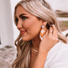 Festival Season Earrings In Tangerine Image - 1