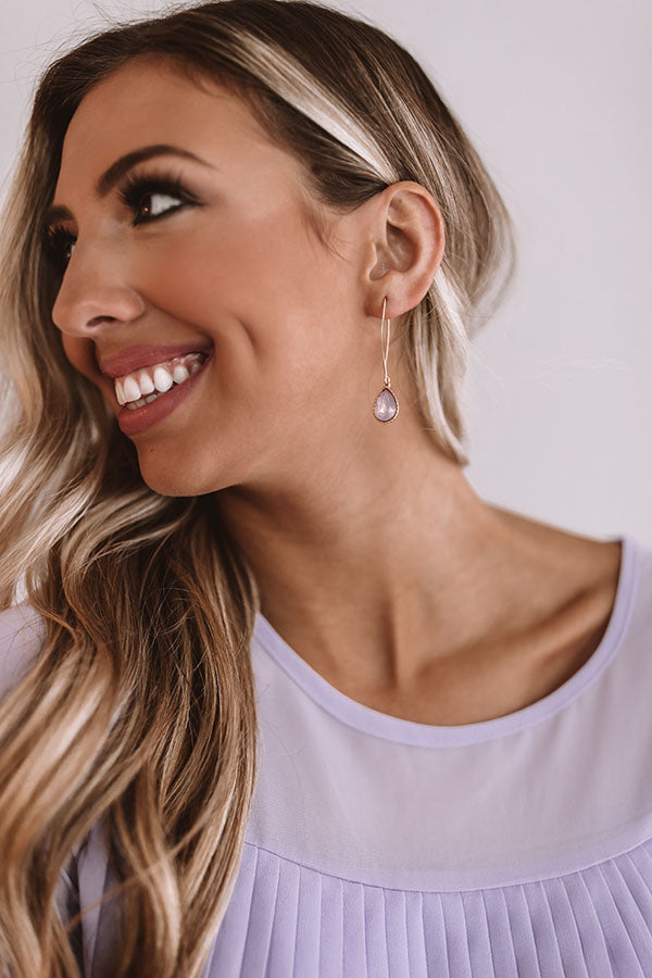 Meant To Impress Earrings In Pink Image - 2