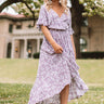 Fields In Florence Floral Midi in Lavender Image - 1
