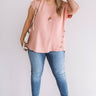 Haute Off The Press Shift Top In Peach Curves Image - 1