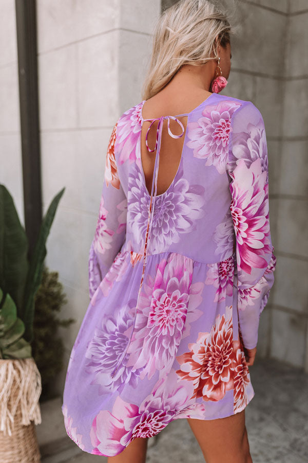 Sunrise Views Floral Shift Dress Image - 5