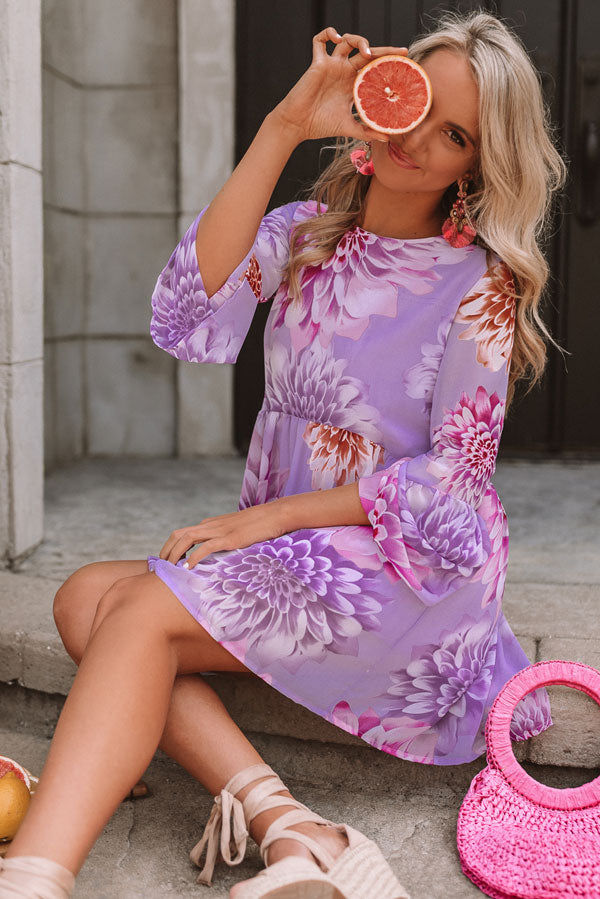 Sunrise Views Floral Shift Dress Image - 1