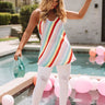 Sunshine Season Stripe Shift Tank Image - 1