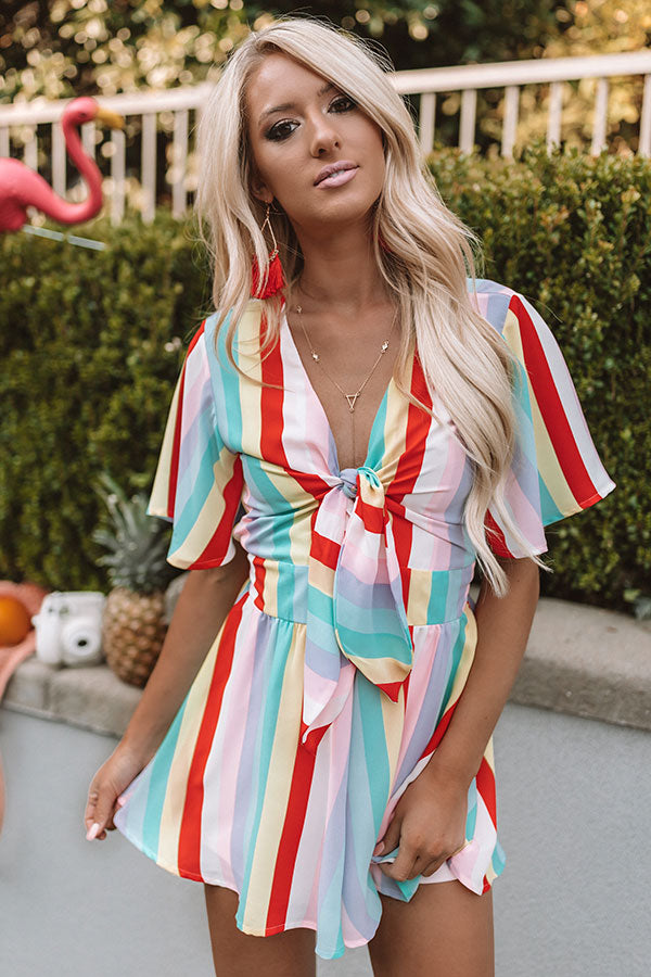 Highway to Happiness Stripe Romper Image - 5