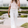 Grecian Getaway Trousers In Ivory Image - 1