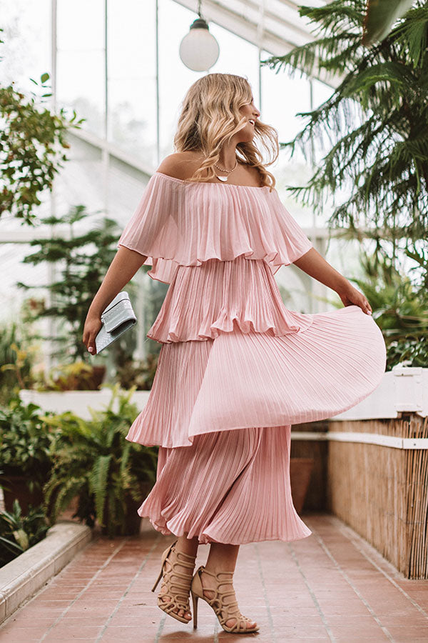 Italian Twirls Midi In Blush Image - 4