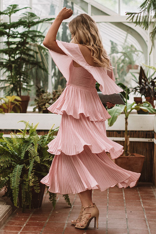 Italian Twirls Midi In Blush Image - 5