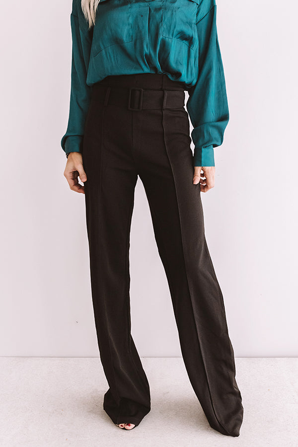 Grecian Getaway Trousers In Black Image - 1