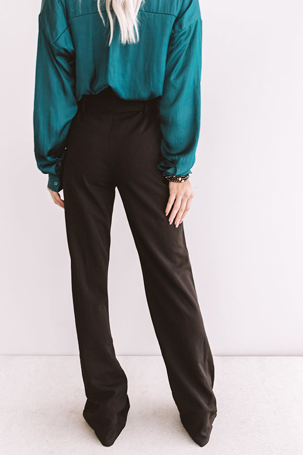 Grecian Getaway Trousers In Black Image - 5