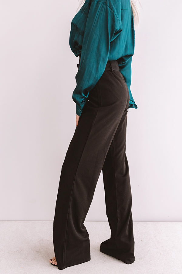 Grecian Getaway Trousers In Black Image - 4