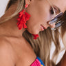 Come Away With Me Tassel Earrings in Red Image - 1