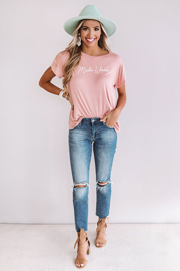 Make Waves Shift Tee Image - 1