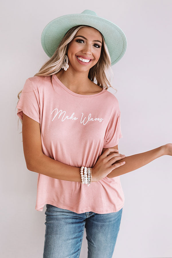 Make Waves Shift Tee Image - 2