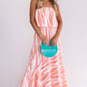 Cocktails And Coconuts Tie Dye Maxi In Coral Image - 1