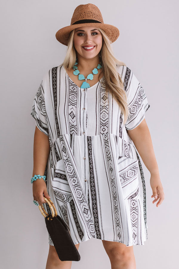 Chic In Santa Cruz Shift Dress In Black  Curves Image - 5